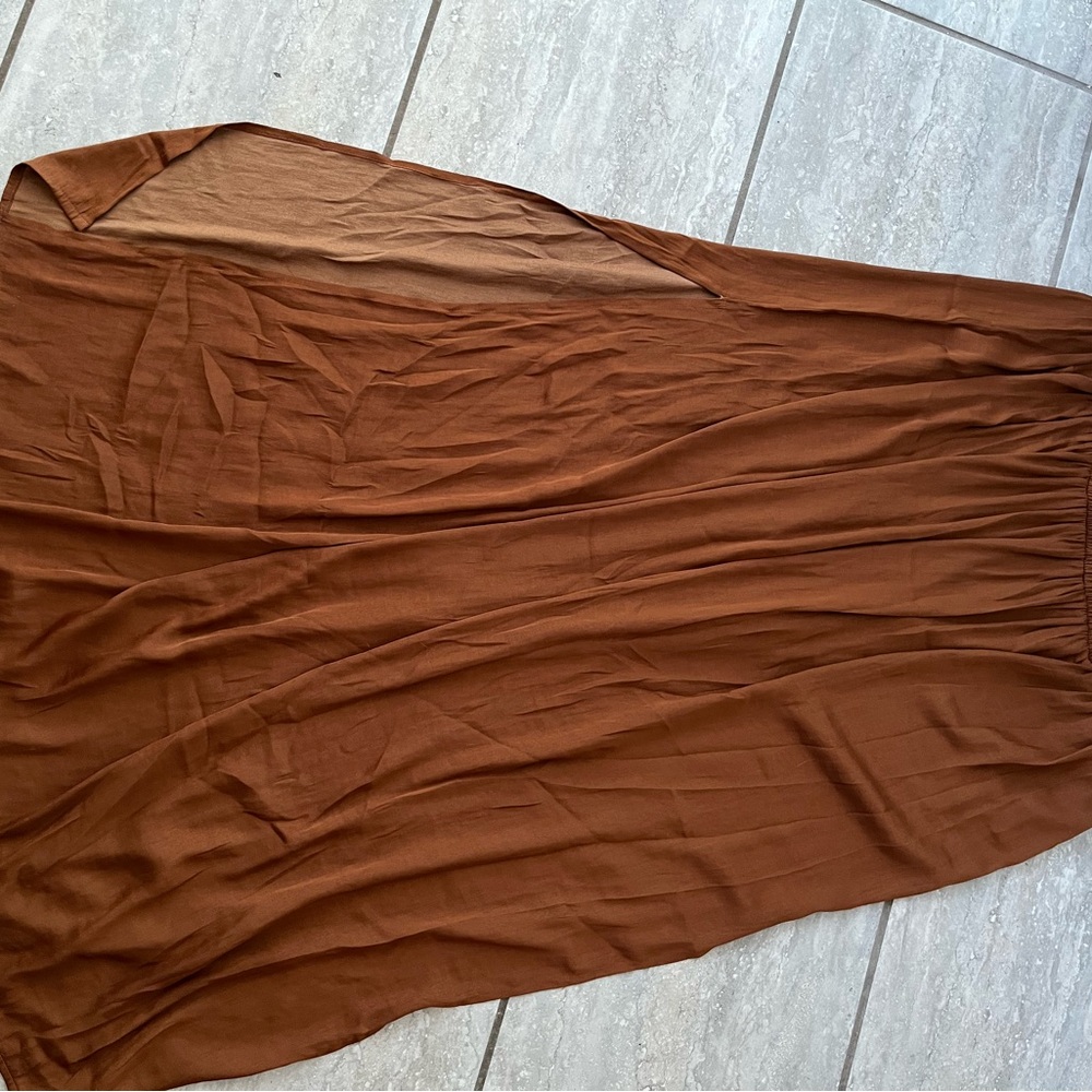 Forever 21 Rust Maxi Skirt